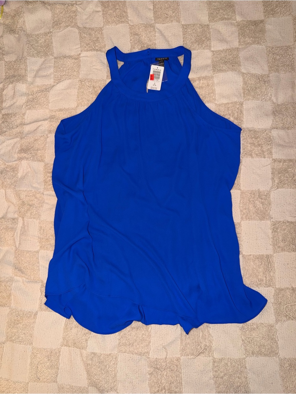 torrid Electric Blue High Neck Tank Camisole